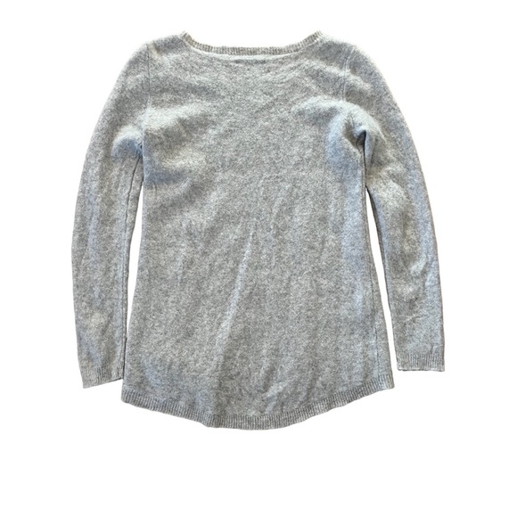 saffron Sweaters Saffron One Hundred Percent Cashmere Gray Sweater Large Poshmark